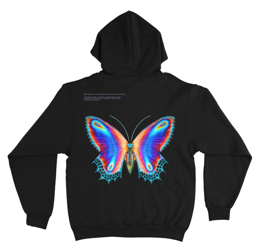 Halsey Multicolor Butterfly Hoodie + Digital Album ..